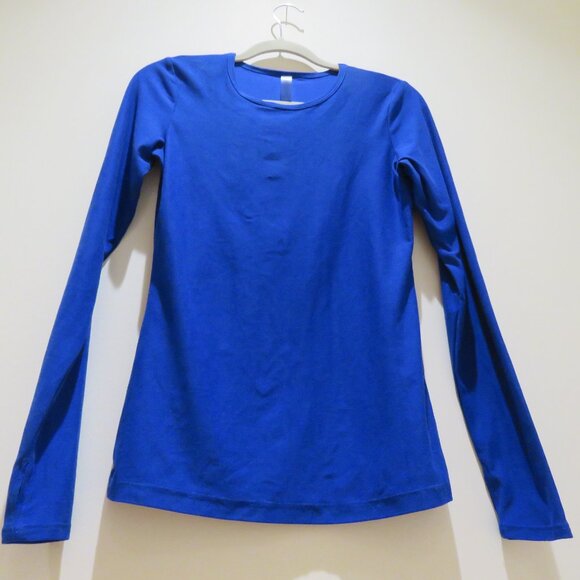 BEYOND YOGA Featherweight Classic Crew Top in Royal Blue Athleisure Gym - Size M - Picture 7 of 13